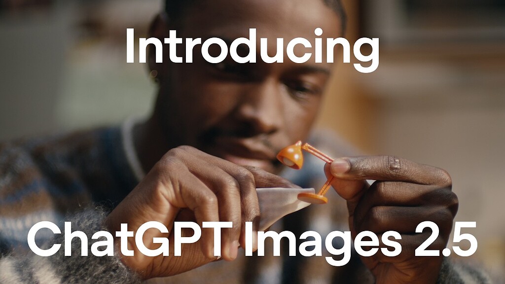 OpenAI ChatGPT Images 2.5 duyurusunun tanıtım görseli